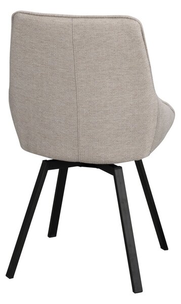 Sedia girevole beige Alison - Rowico