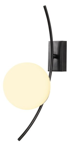 Lampada da parete bianca/nera Hilal – Opviq lights
