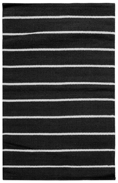 Tappeto Moderno Cotton Looms Nero Caleffi