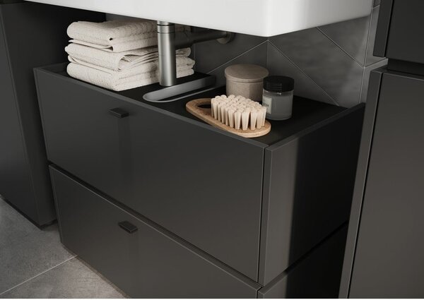 Mobile sotto lavabo antracite 80x59 cm Modesto - Germania
