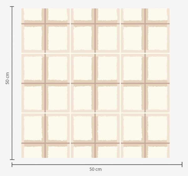 Carta da parati Motivo a quadretti chiari con linee rosa pallido, Parati astratta classici, a01267v4 : Uwalls.it