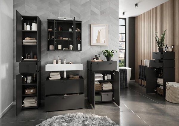 Mobile sotto lavabo antracite 80x59 cm Modesto - Germania