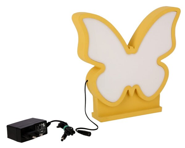 Lampada per bambini gialla Butterfly - Candellux Lighting