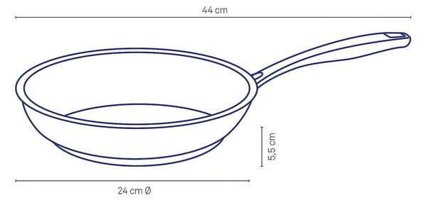 Padella in acciaio inox, ø 24 cm Flavoria - Kela