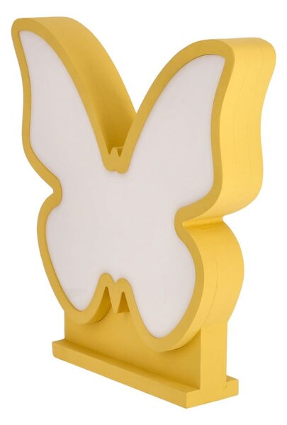 Lampada per bambini gialla Butterfly - Candellux Lighting