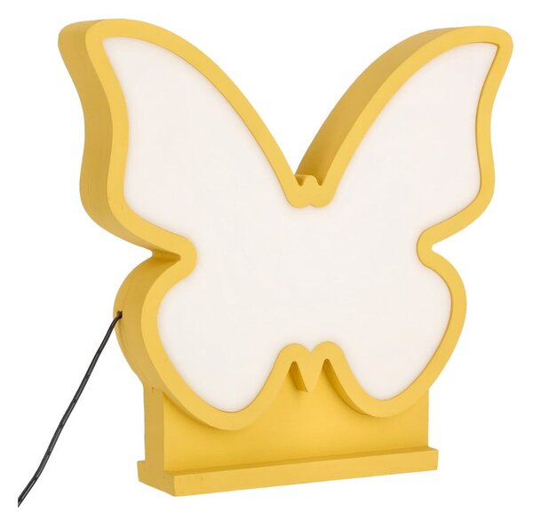 Lampada per bambini gialla Butterfly - Candellux Lighting
