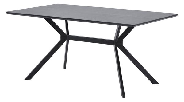 Tavolo da pranzo nero , 160 x 90 cm Bruno - WOOOD