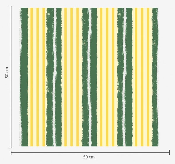 Carta da parati Strisce verticali verdi e gialle su uno sfondo, Parati geometrica classici, Parati geometrica a righe classici, a01268v6 : Uwalls.it