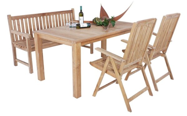 Tavolo da giardino in legno di teak Solo - Garden Pleasure