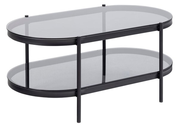 Tavolino con piano in vetro 95x50 cm Bayonne - Actona