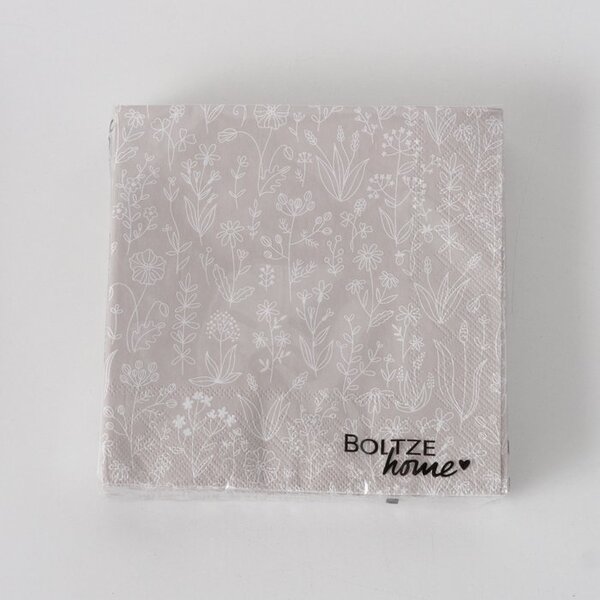 Tovaglioli di Carta Sanela Flowers confezione (20) - Boltze