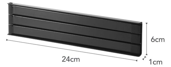 Porta asciugamani magnetico inclinabile nero Tower - YAMAZAKI