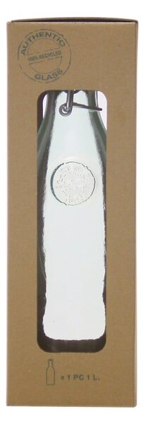 Bottiglia con tappo in vetro riciclato , 1 l Authentic - Ego Dekor