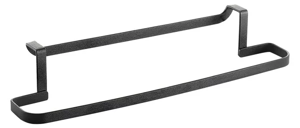 Porta asciugamani sospeso nero Lava Galileo - Metaltex