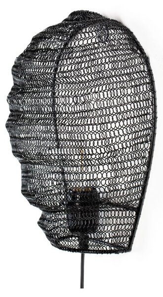 Lampada da parete nera Lena - White Label