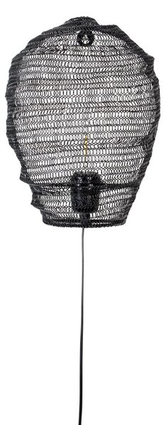 Lampada da parete nera Lena - White Label