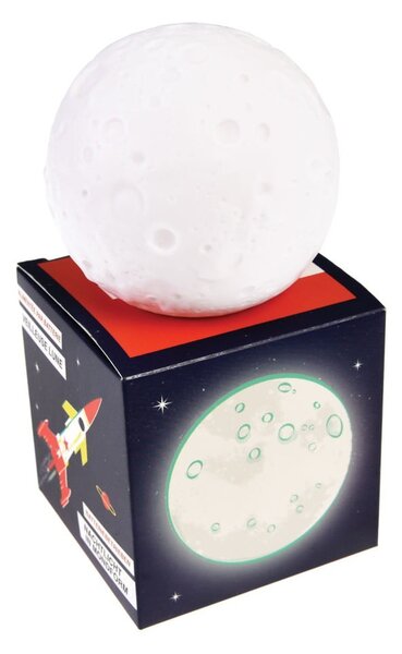 Lampada per bambini bianca Moon Planet - Rex London