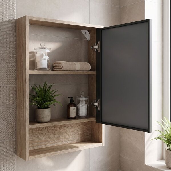 Set di mobili da bagno con lavabo Luno DB68-60 60CM