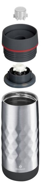 Tazza termica grigio chiaro 400 ml Viva - Westmark