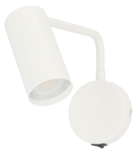 Lampada da parete in metallo bianco Tina - Candellux Lighting