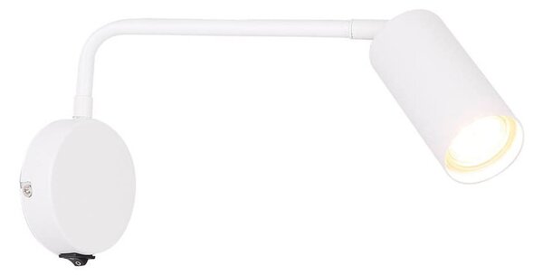 Lampada da parete in metallo bianco Tina - Candellux Lighting