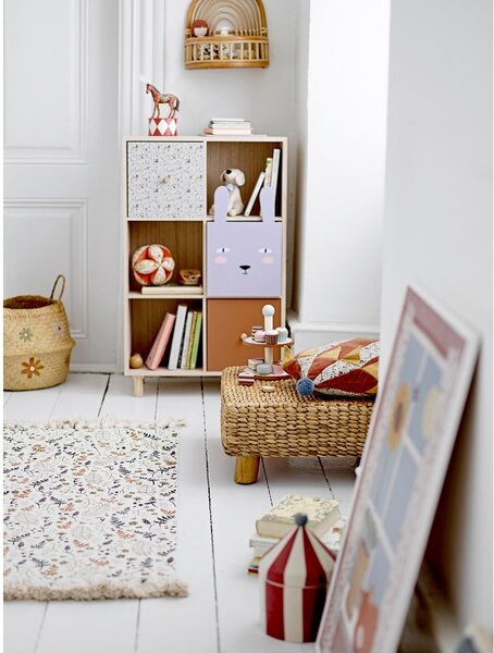 Mensola per bambini di colore naturale in rattan 30 cm Preet – Bloomingville Mini