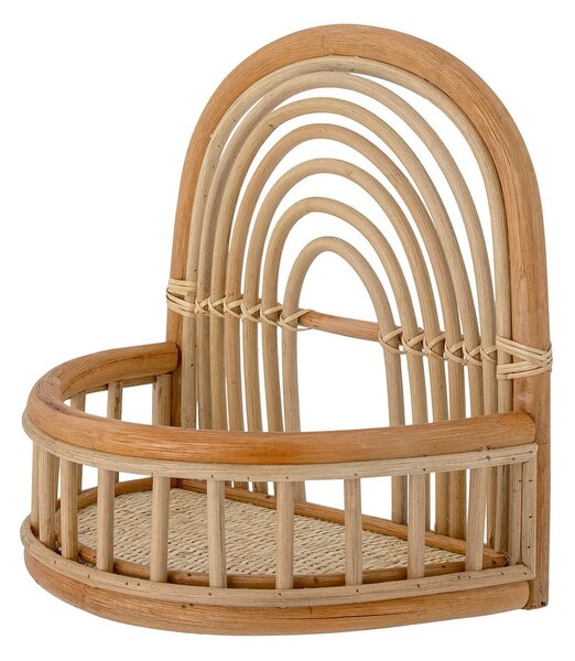 Mensola per bambini di colore naturale in rattan 30 cm Preet – Bloomingville Mini