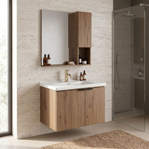 Set mobili da bagno con lavabo Nova DB06-60 60cm