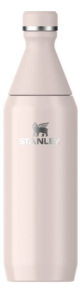 Bottiglia termica rosa chiaro in acciaio inox 600 ml All Day Slim Bottle Rose Quartz – Stanley