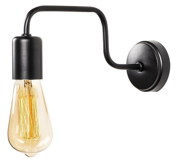 Lampada da parete in metallo nero Opviq luci Isidora - Opviq lights