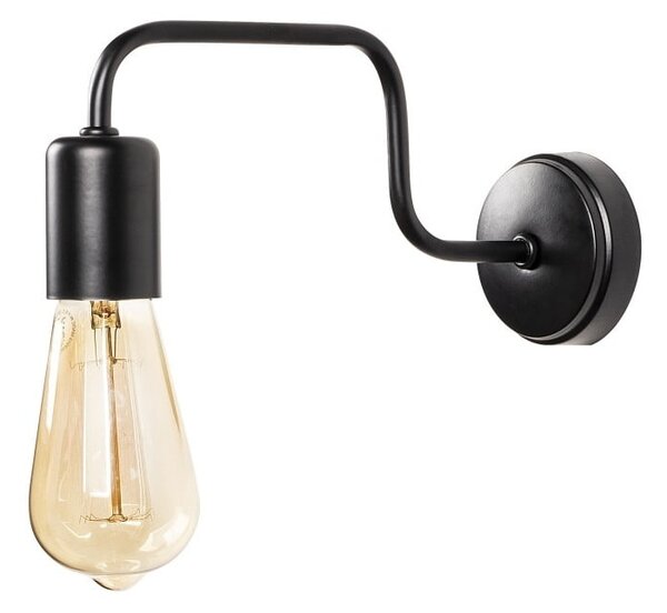 Lampada da parete in metallo nero Opviq luci Isidora - Opviq lights
