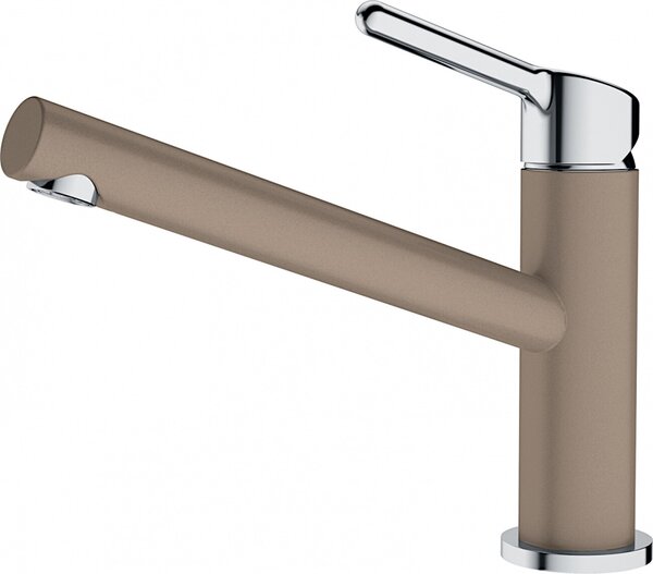 Miscelatore FRANKE ORBIT in CHROM-CASHMERE con bocca fissa / Miscelatore da cucina / Miscelatore monocomando