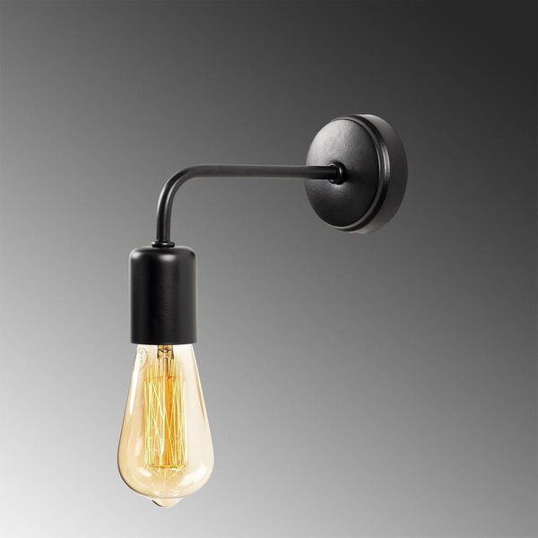 Lampada da parete nera Isidora – Opviq lights