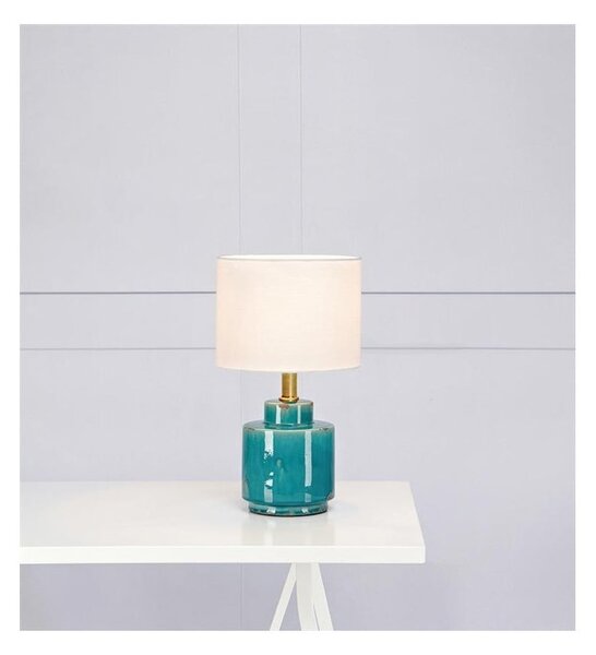 Lampada da tavolo blu e bianca Cous - Markslöjd