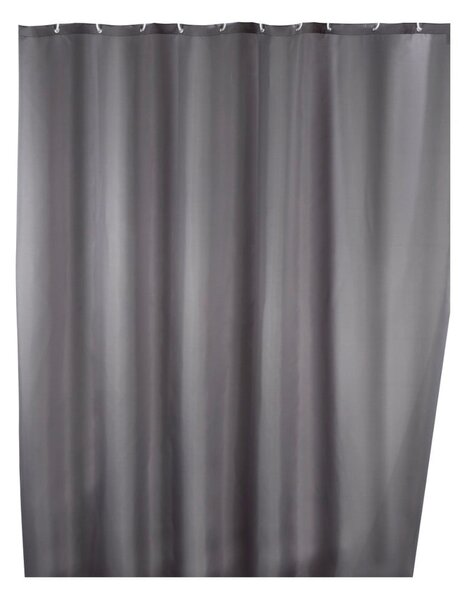 Tenda da doccia grigia con finitura antimuffa , 180 x 200 cm - Wenko
