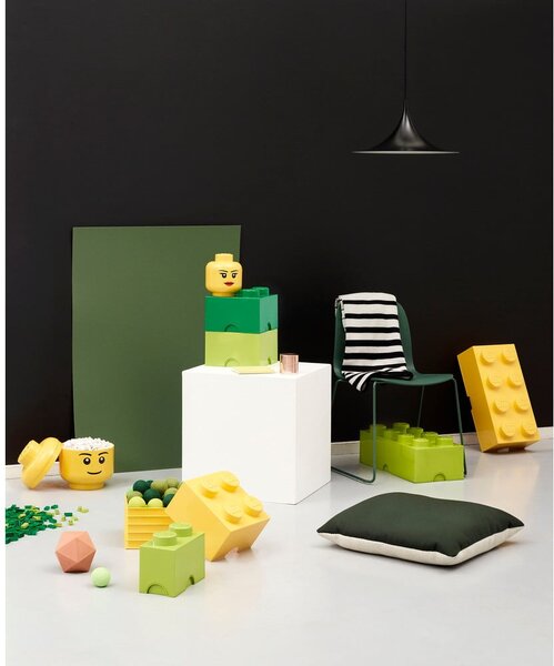 Scatola doppia di stoccaggio verde - LEGO®