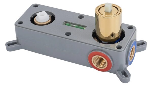 Miscelatore lavabo da incasso REA VISION Gold + BOX