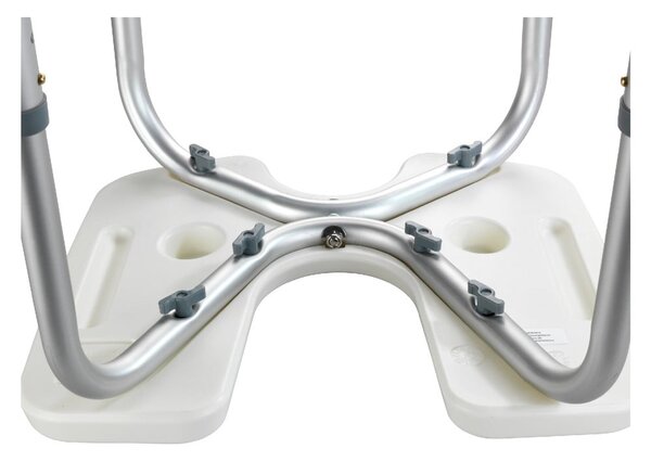 Sgabello da doccia Sgabello igienico bianco, 53 x 46 cm Secura - Wenko