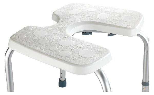 Sgabello da doccia Sgabello igienico bianco, 53 x 46 cm Secura - Wenko