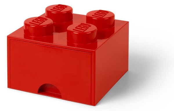Scatola portaoggetti rossa con cassetto - LEGO®