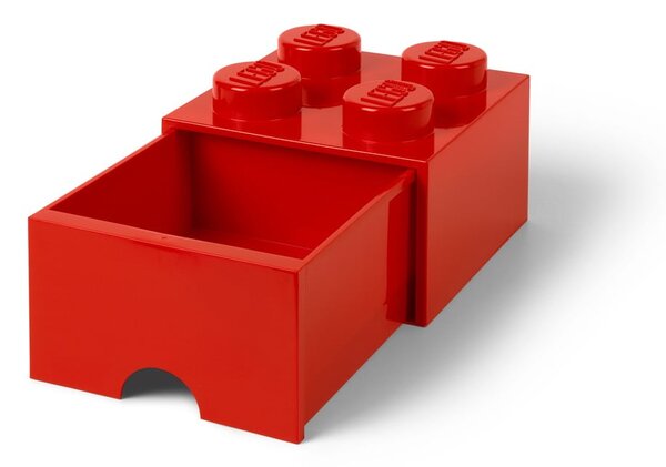 Scatola portaoggetti rossa con cassetto - LEGO®