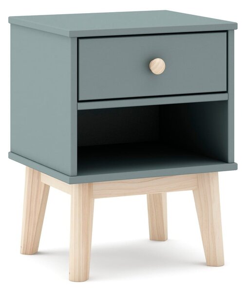 Comodino per bambini verde polveroso Esteban – Marckeric