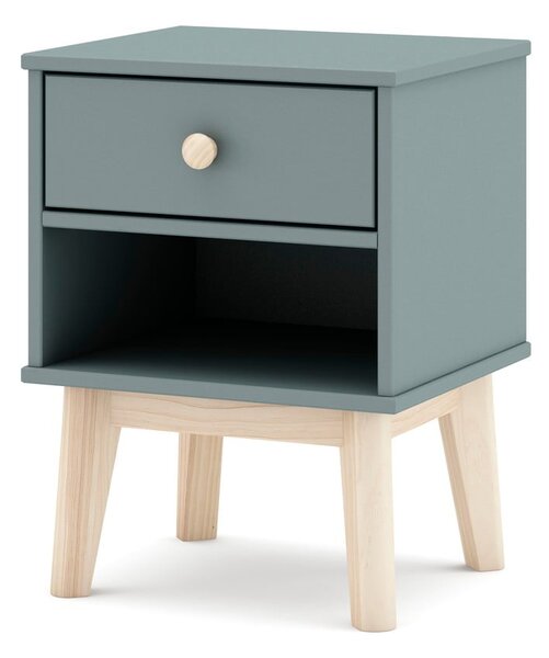 Comodino per bambini verde polveroso Esteban – Marckeric