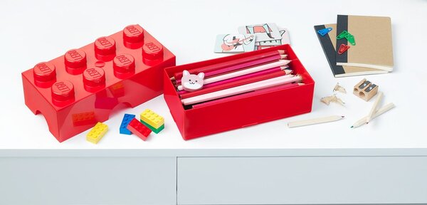 Scatola portaoggetti rossa - LEGO®