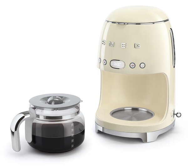 Macchina per caffè filtro bianco crema 50's Retro Style - SMEG