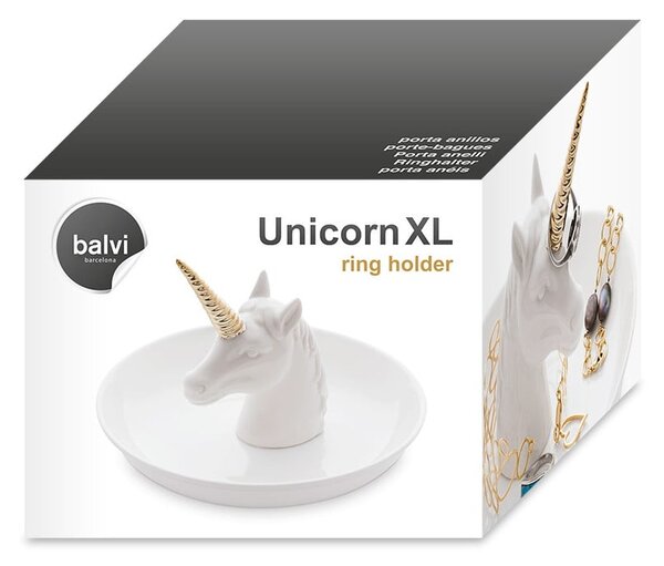 Piattino portagioie in porcellana Unicorn – Balvi
