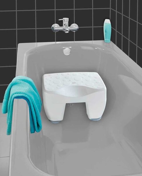 Sgabello da bagno bianco Secura - Wenko