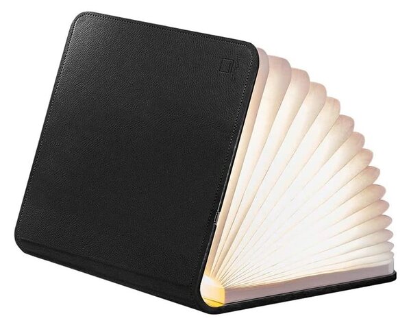 Decorazione luminosa nera con ricarica USB Booklight – Gingko