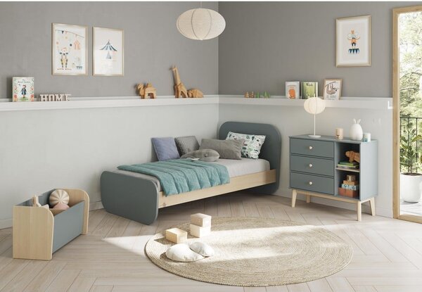 Libreria per bambini verde polveroso 70x42x35 cm Esteban – Marckeric