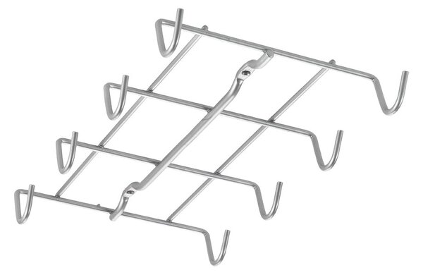 Portabicchieri a parete in acciaio inox Octo-Mug - Metaltex